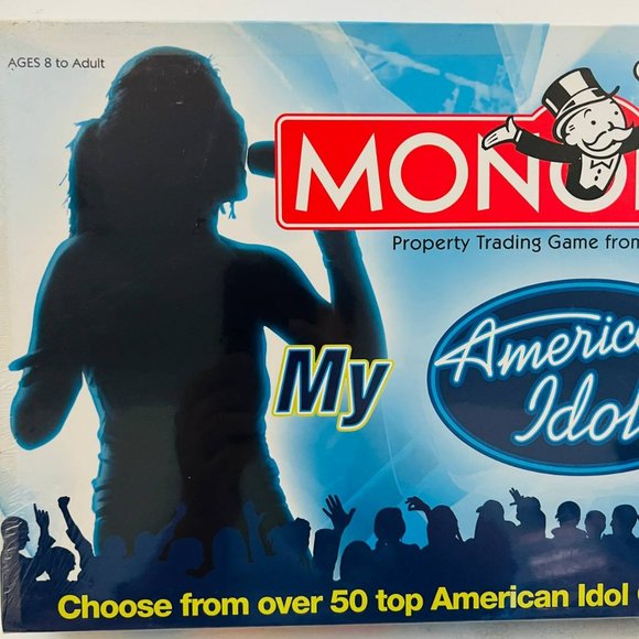 Vintage Monopoly My American Idol Edition Board Game Hasbro USAopoly Sealed - Picture 2 of 7